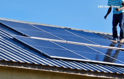 Solar Panel Rooftop Installation